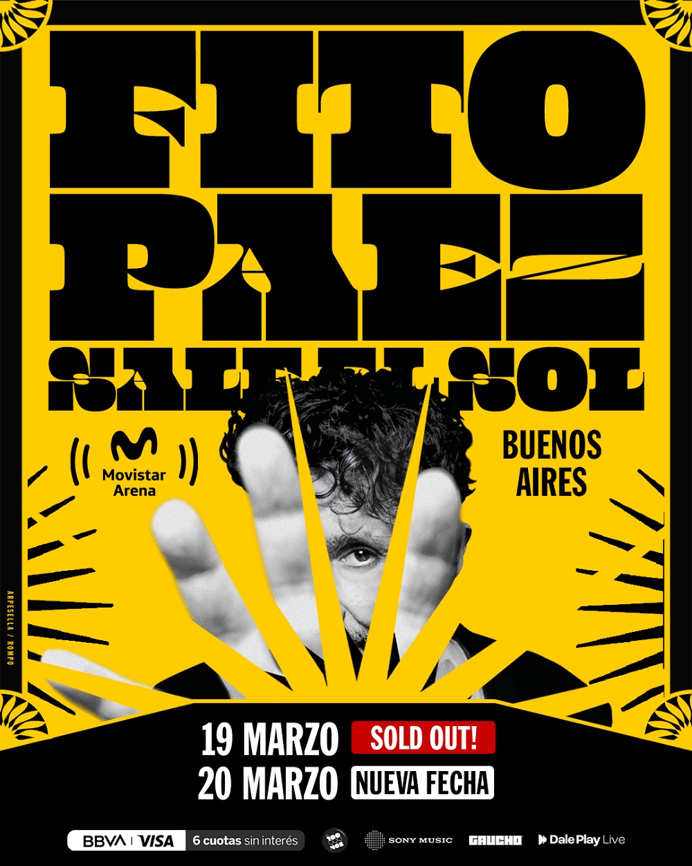 Fito Páez agotó las entradas de su show en el Movistar Arena y anuncia nueva fecha