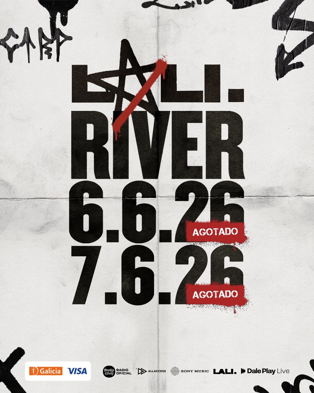 Lali agota dos estadios River Plate en horas