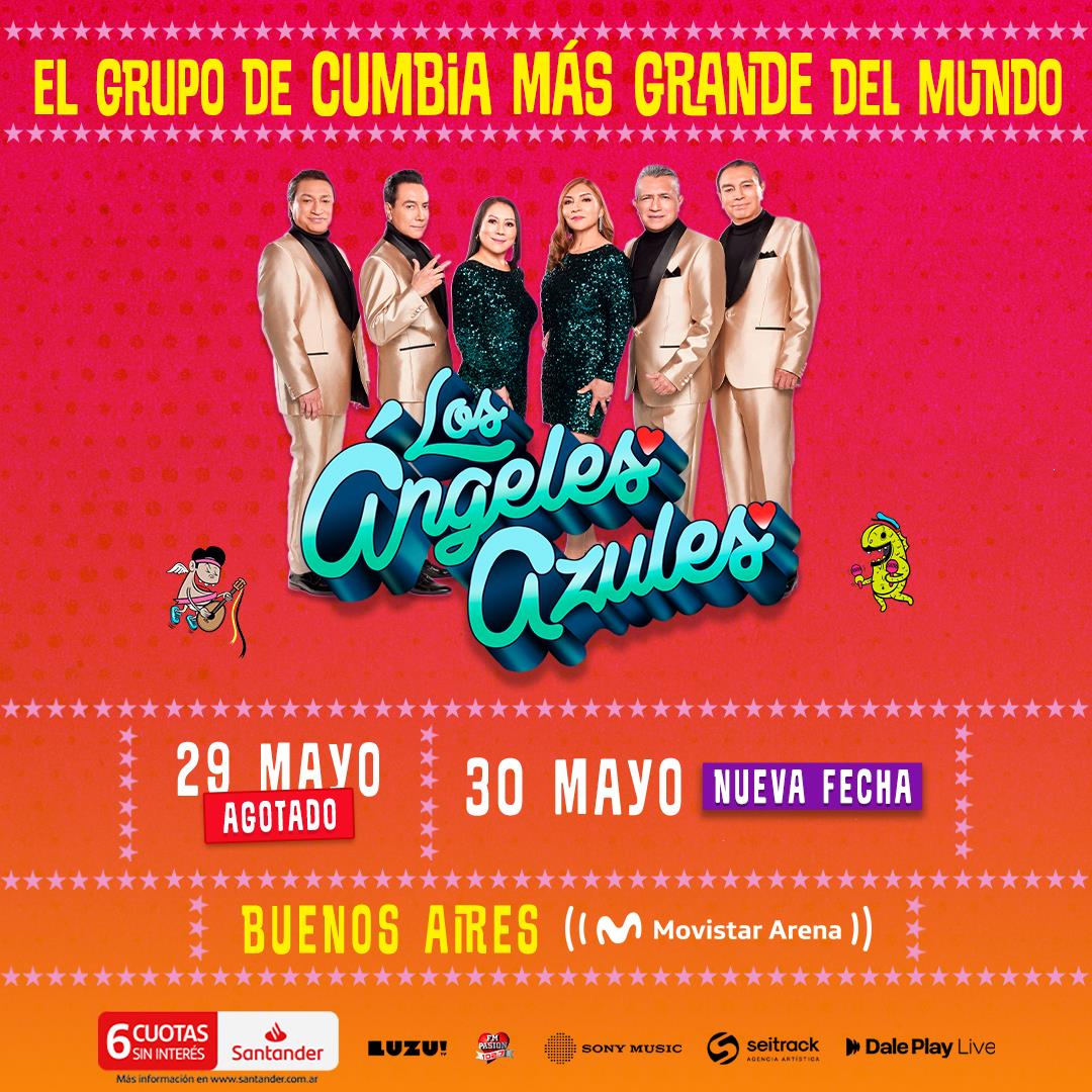 Los Ángeles Azules suma una segunda fecha en Buenos Aires por éxito total