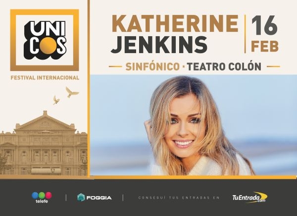 Katherine Jenkins la estrella mezzosoprano número 1 llega a la Argentina en el marco del Festival Únicos!