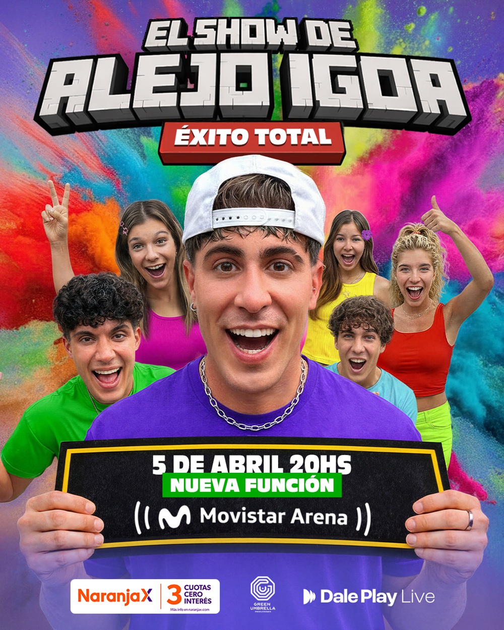El Show de Alejo Igoa: séptima función confirmada en el Movistar Arena