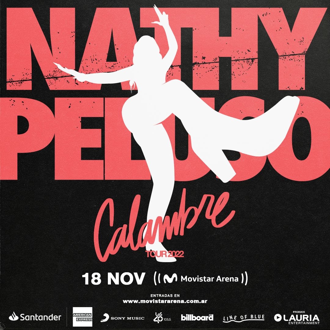 Nathy Peluso confirmó su impactante show en Buenos Aires: 18 de Noviembre, Movistar Arena!